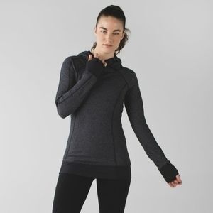 Lululemon Think Fast Pullover Heathered Herringbone